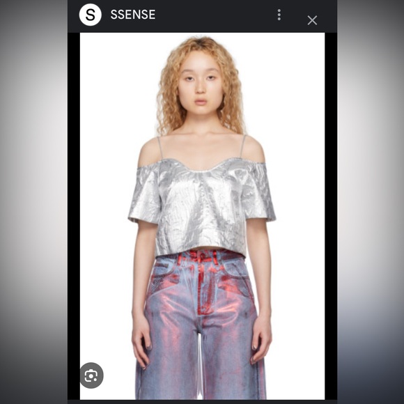 GANNI NWT Top - Picture 1 of 3
